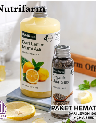 PAKET DETOX 2 IN 1 SARI LEMON DAN CHIA SEED / SARI LEMON FRESH / SARI LEMON CALIFORNIA / SARI LEMON PURE / AIR LEMON / AIR