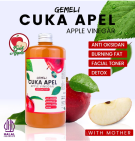 Cuka Apel Gemeli Premium 500ml With Mother