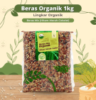 Lingkar Organik Beras Mix Organik (Hitam - Merah - Coklat) 1 kg - Beras Mix Organik